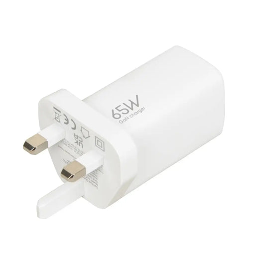 iBOX C-65 White GaN 65W universal charger UK plug - ChargersLAD-SIC<<<Power supplies for phonesLAD<<<ActionPL