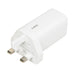 iBOX C-65 White GaN 65W universal charger UK plug - ChargersLAD-SIC<<<Power supplies for phonesLAD<<<ActionPL