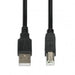 iBox IKU2D USB cable 1.8 m USB 2.0 USB A USB B Black - USB cablesKBA-USB<<<Cables and adaptersKBA<<<ActionPL