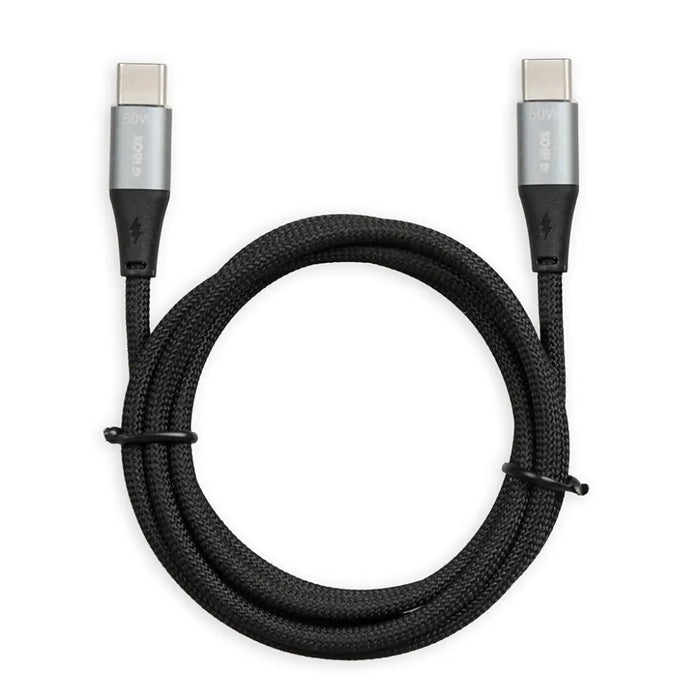 iBOX IKUTC USB-C cable 60W 1m Black - USB cablesAKG-KAB<<<GSM accessoriesAKG<<<ActionPL