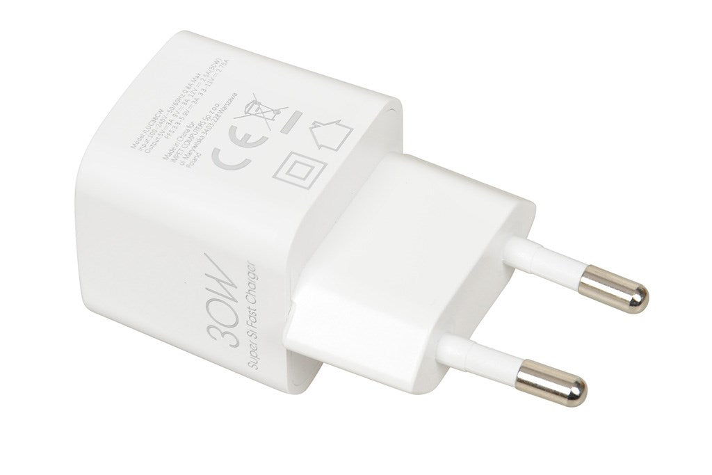 Wall charger I-BOX C-38 PD30W, white