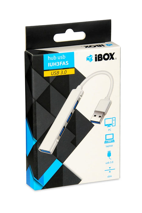 iBOX USB HUB  1x USB 3.0 + 3x USB 2.0