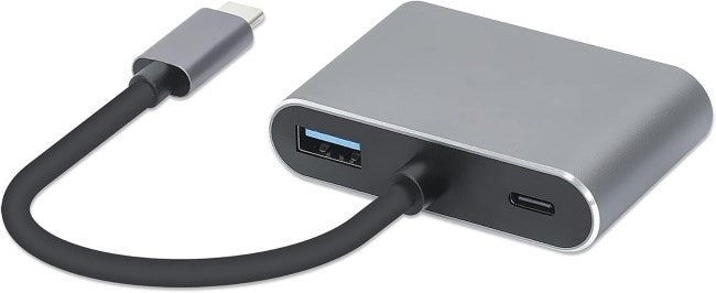 iBox IUHCHDVGA USB Type-C Hub 4-in-1 USB 3.0 + PD 100W + HDMI 4K 30Hz + VGA Full HD