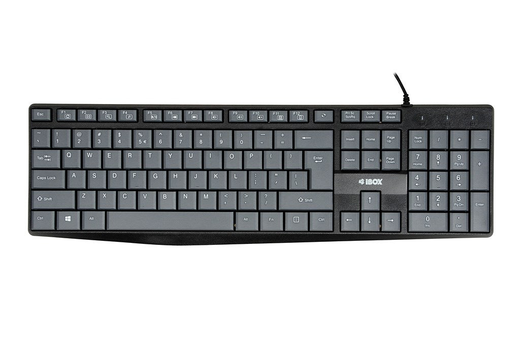 iBOX Eris USB Keyboard, Gray/Black