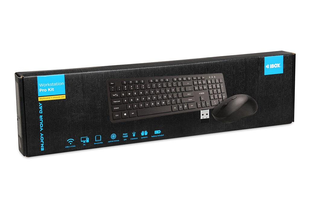Wireless keyboard + mouse set iBOX Workstation Pro Kit
