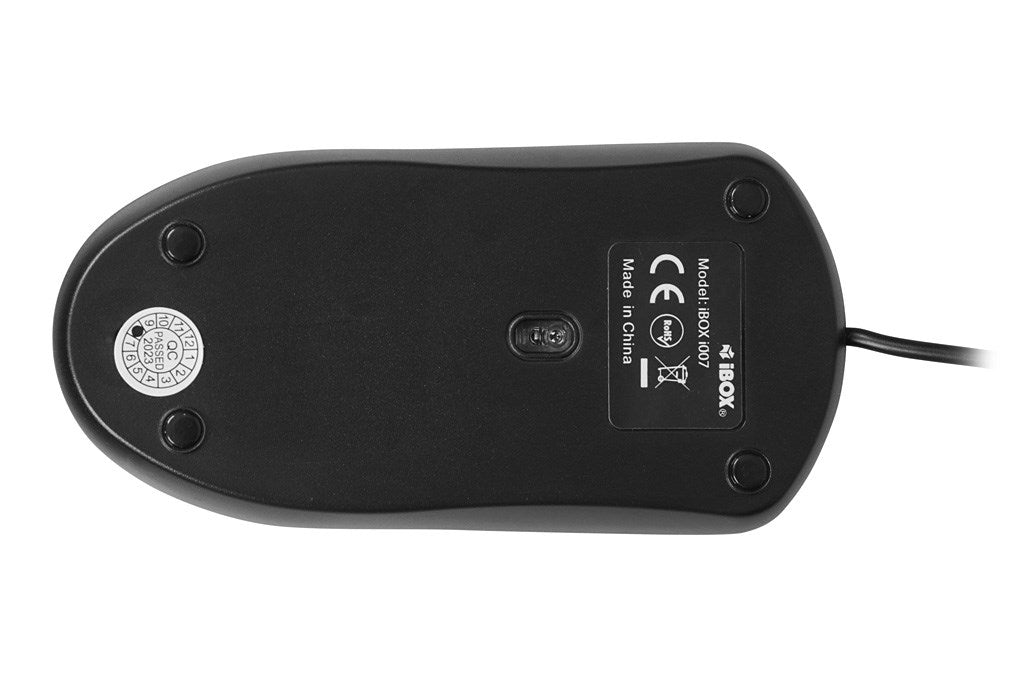 iBOX i007 wired optical mouse, black
