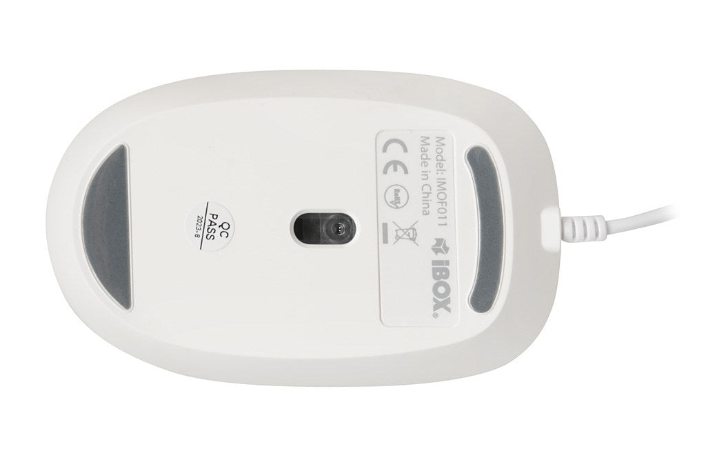 iBOX i011 Seagull wired optical mouse, white