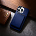 iCarer Case Leather Cover Genuine Leather Case for iPhone 14 Pro Max blue (WMI14220708-BU) (MagSafe compatible) - Cell