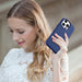 iCarer Case Leather Cover Genuine Leather Case for iPhone 14 Pro Max blue (WMI14220708-BU) (MagSafe compatible) - Cell