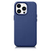 iCarer Case Leather Cover Genuine Leather Case for iPhone 14 Pro Max blue (WMI14220708-BU) (MagSafe compatible) - Cell