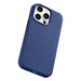 iCarer Case Leather Cover Genuine Leather Case for iPhone 14 Pro Max blue (WMI14220708-BU) (MagSafe compatible) - Cell