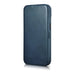iCarer CE Oil Wax Premium Leather Folio Case iPhone 14 magnetic flip case MagSafe blue (AKI14220705-BU) - Cell phone