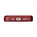 iCarer CE Oil Wax Premium Leather Folio Case Leather Case iPhone 14 Pro Magnetic Flip MagSafe Red (AKI14220706-RD)