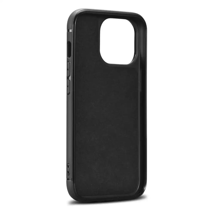 iCarer Leather Oil Wax case covered with natural leather for iPhone 14 Pro brown (WMI14220718-TN) - Cell phone cases