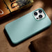 iCarer Litchi Premium Leather Case iPhone 14 Pro Magnetic Leather Case with MagSafe Green (WMI14220710-GN) - Cell phone
