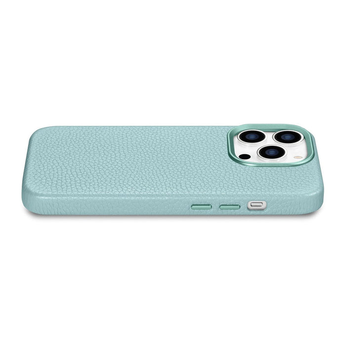 iCarer Litchi Premium Leather Case iPhone 14 Pro Max Magnetic Leather Case with MagSafe Green (WMI14220712-GN) - Cell