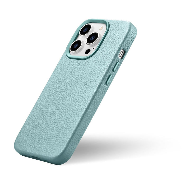 iCarer Litchi Premium Leather Case iPhone 14 Pro Max Magnetic Leather Case with MagSafe Green (WMI14220712-GN) - Cell