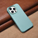 iCarer Litchi Premium Leather Case iPhone 14 Pro Max Magnetic Leather Case with MagSafe Green (WMI14220712-GN) - Cell