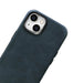iCarer Oil Wax Premium Leather Case iPhone 14 Magnetic Leather Case with MagSafe Dark Blue (WMI14220701-BU) - Cell