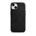 iCarer Oil Wax Premium Leather Case iPhone 14 Magnetic Leather Case with MagSafe Black (WMI14220701-BK) - Cell phone