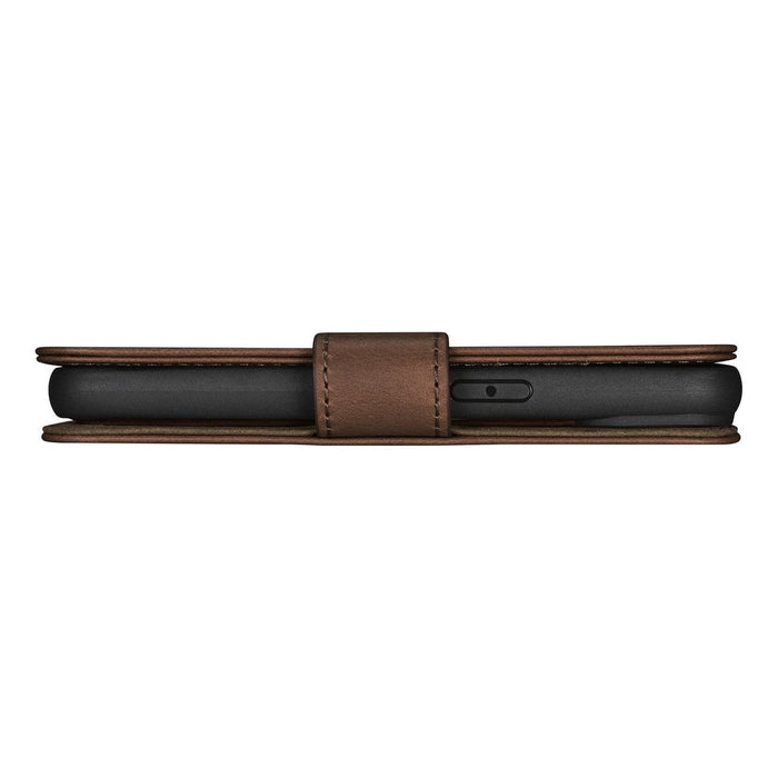 iCarer Oil Wax Wallet Case 2in1 Cover iPhone 14 Pro Max Leather Flip Cover Anti-RFID brown (WMI14220724-BN) - Cell