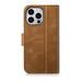 iCarer Oil Wax Wallet Case 2in1 Cover iPhone 14 Pro Max Leather Flip Cover Anti-RFID brown (WMI14220724-TN) - Cell