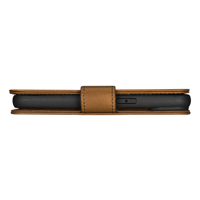 iCarer Oil Wax Wallet Case 2in1 Case iPhone 14 Leather Flip Cover Anti-RFID brown (WMI14220721-TN) - Cell phone cases