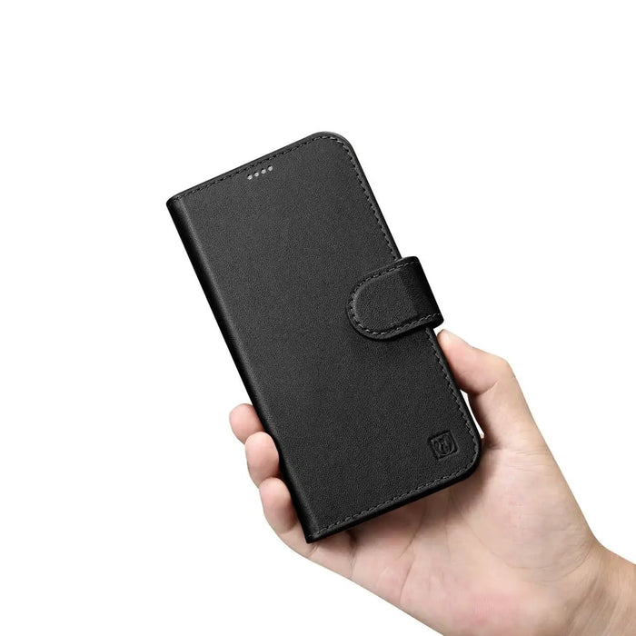 iCarer Wallet Case 2in1 Cover iPhone 14 Pro Leather Flip Cover Anti-RFID black (WMI14220726-BK) - Cell phone cases