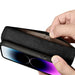 iCarer Wallet Case 2in1 Cover iPhone 14 Pro Leather Flip Cover Anti-RFID black (WMI14220726-BK) - Cell phone cases