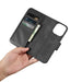 iCarer Wallet Case 2in1 Cover iPhone 14 Pro Leather Flip Cover Anti-RFID black (WMI14220726-BK) - Cell phone cases