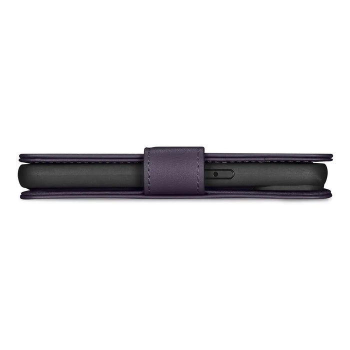 iCarer Wallet Case 2in1 Cover iPhone 14 Pro Max Anti-RFID Leather Flip Case Dark Purple (WMI14220728-DP) - Cell phone
