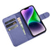 iCarer Wallet Case 2in1 Case iPhone 14 Leather Flip Cover Anti-RFID Light Purple (WMI14220725-LP) - Cell phone cases