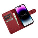 iCarer Wallet Case 2in1 iPhone 14 Pro Leather Flip Case Anti-RFID red (WMI14220726-RD) - Cell phone cases