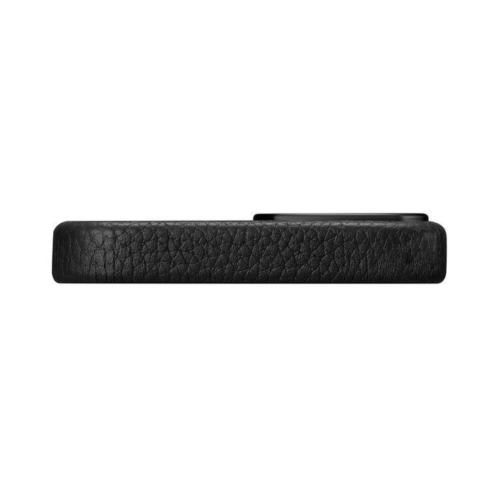 iCarer Litchi Premium Leather Case iPhone 14 Plus Magnetic Leather Case with MagSafe Black (WMI14220711-BK)