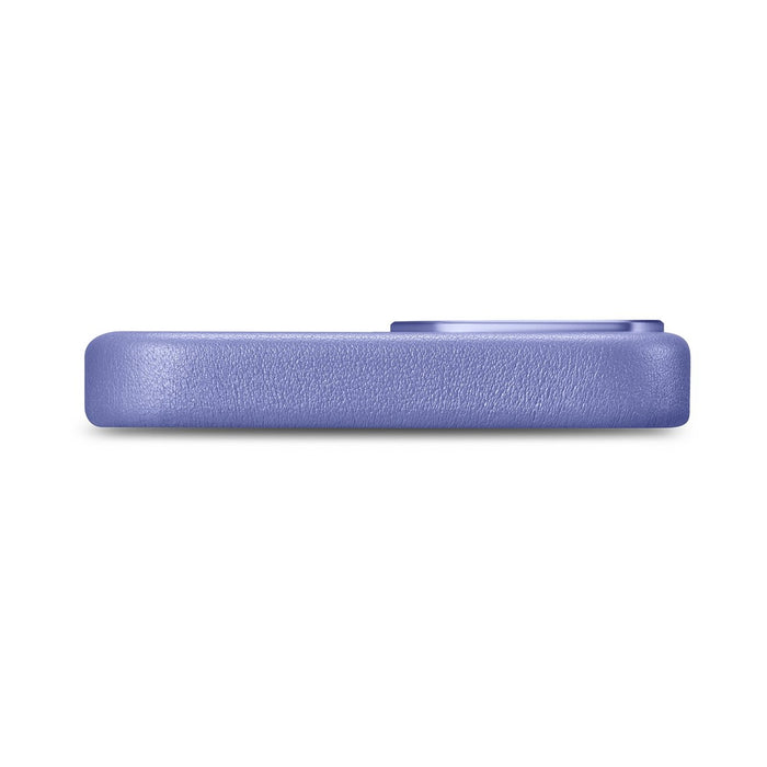 iCarer Case Leather Cover Genuine Leather iPhone 14 Plus Light Purple (MagSafe Compatible)