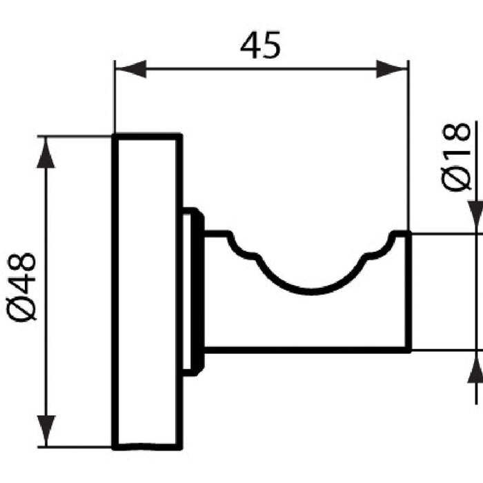BATHROOM HANGER SINGLE IDEALSTANDARD IOM