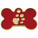 Identification plate for collar Imarc Bone Red Golden - Домашни Животни<<<Дом Градина<<<BigBuy&&&Пътуване и