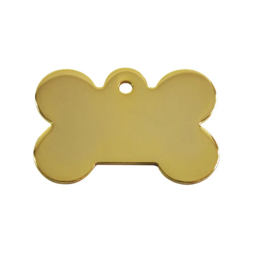 Identification plate for collar Imarc Bone Yellow Golden - Домашни Животни<<<Дом Градина<<<BigBuy&&&Пътуване и
