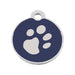 Identification plate for collar Imarc Circle Blue Silver - Домашни Животни<<<Дом Градина<<<BigBuy&&&Пътуване и