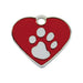 Identification plate for collar Imarc Heart Red Silver - Домашни Животни<<<Дом Градина<<<BigBuy&&&Пътуване и