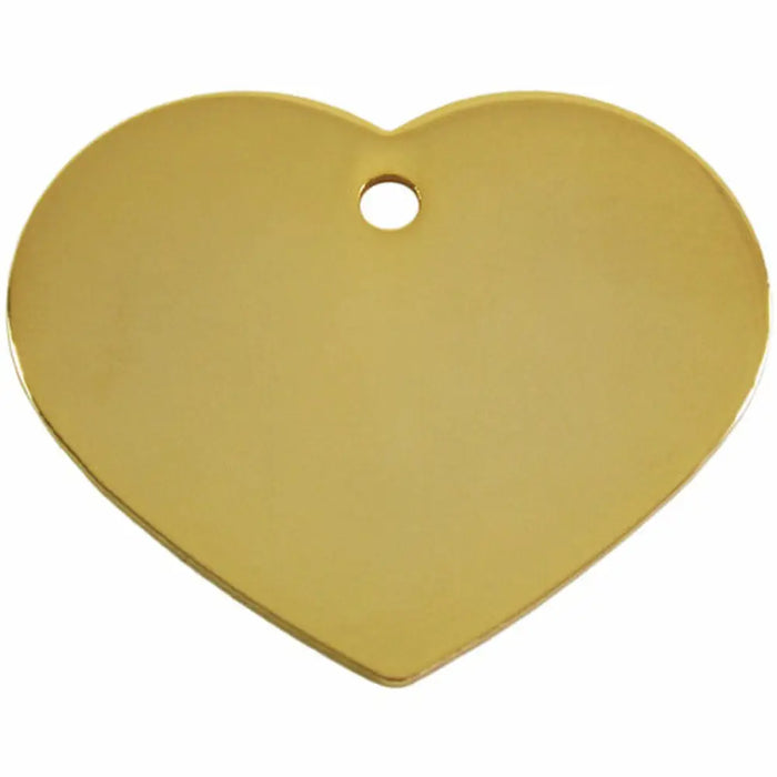 Identification plate for collar Imarc Heart Yellow Golden - Домашни Животни<<<Дом Градина<<<BigBuy&&&Пътуване и