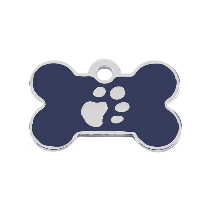 Identification plate Imarc Bone Blue Silver - Домашни Животни<<<Дом Градина<<<BigBuy&&&Пътуване и разходки<<<Домашни