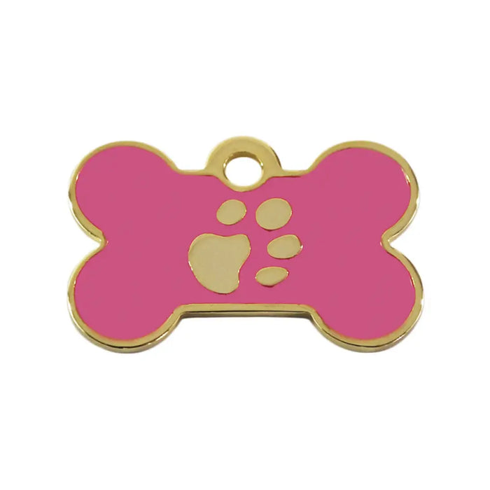 Identification plate Imarc Bone Pink Golden - Домашни Животни<<<Дом Градина<<<BigBuy&&&Пътуване и разходки<<<Домашни