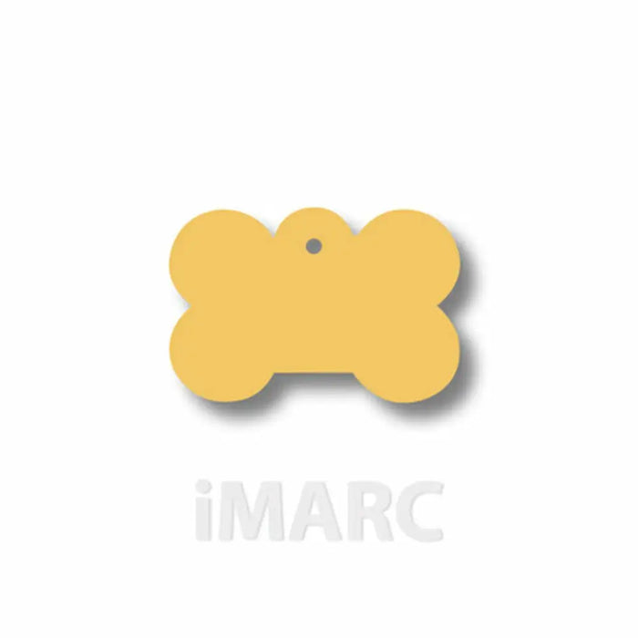 Identification plate Imarc Bone Yellow - Домашни Животни<<<Дом Градина<<<BigBuy&&&Пътуване и разходки<<<Домашни