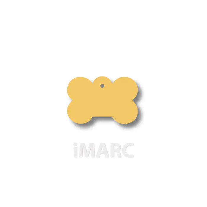 Identification plate Imarc Bone Yellow - Домашни Животни<<<Дом Градина<<<BigBuy&&&Пътуване и разходки<<<Домашни