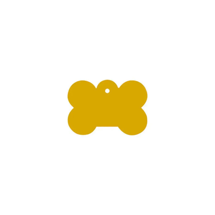 Identification plate Imarc Bone Yellow Golden - Домашни Животни<<<Дом Градина<<<BigBuy&&&Пътуване и разходки<<<Домашни