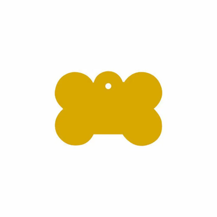 Identification plate Imarc Bone Yellow Golden - Домашни Животни<<<Дом Градина<<<BigBuy&&&Пътуване и разходки<<<Домашни