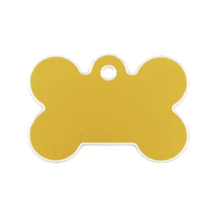 Identification plate Imarc Bone Yellow Golden - Домашни Животни<<<Дом Градина<<<BigBuy&&&Пътуване и разходки<<<Домашни