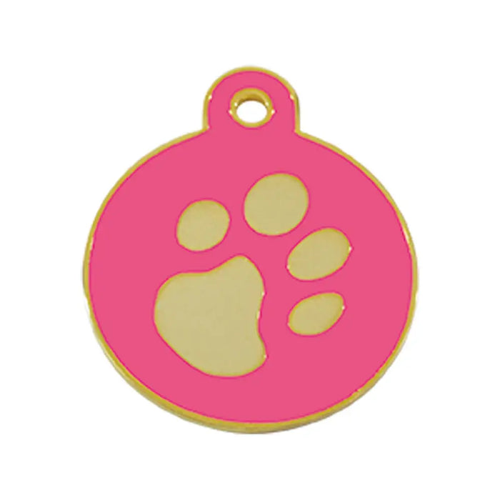 Identification plate Imarc Circle Pink Golden - Домашни Животни<<<Дом Градина<<<BigBuy&&&Пътуване и разходки<<<Домашни