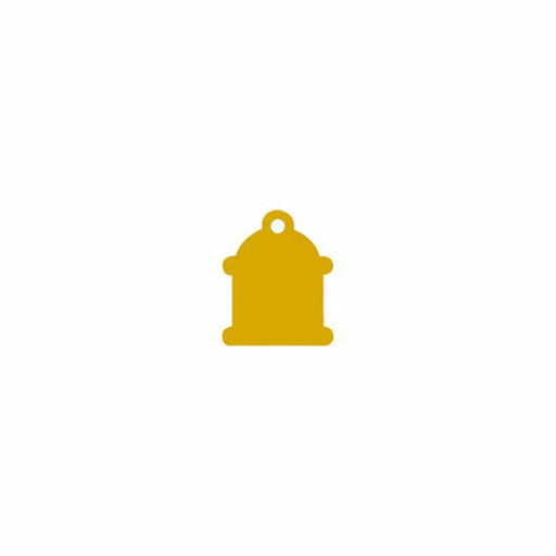 Identification plate Imarc Classic Yellow Golden - Домашни Животни<<<Дом Градина<<<BigBuy&&&Пътуване и